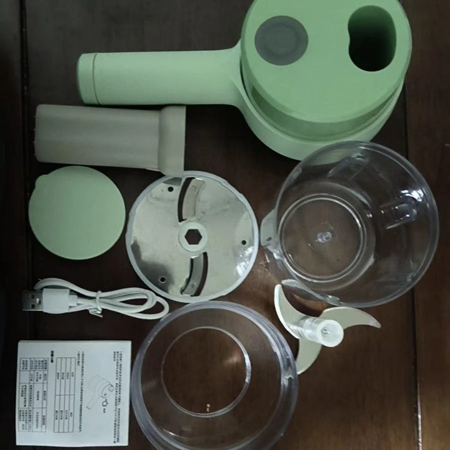 Electric Vegetable Chopper &amp; Garlic Grinder