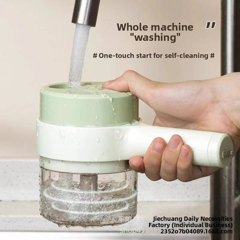 Electric Vegetable Chopper &amp; Garlic Grinder