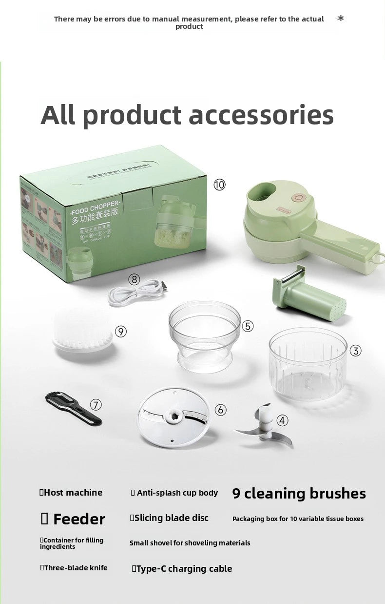 Electric Vegetable Chopper &amp; Garlic Grinder
