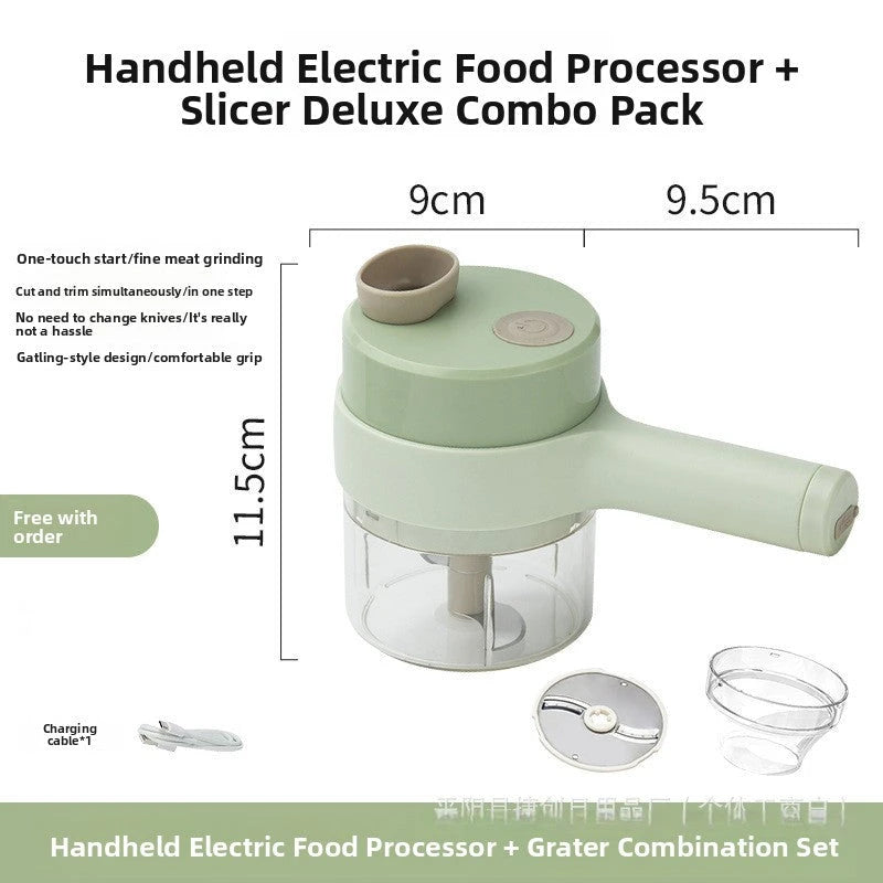 Electric Vegetable Chopper &amp; Garlic Grinder