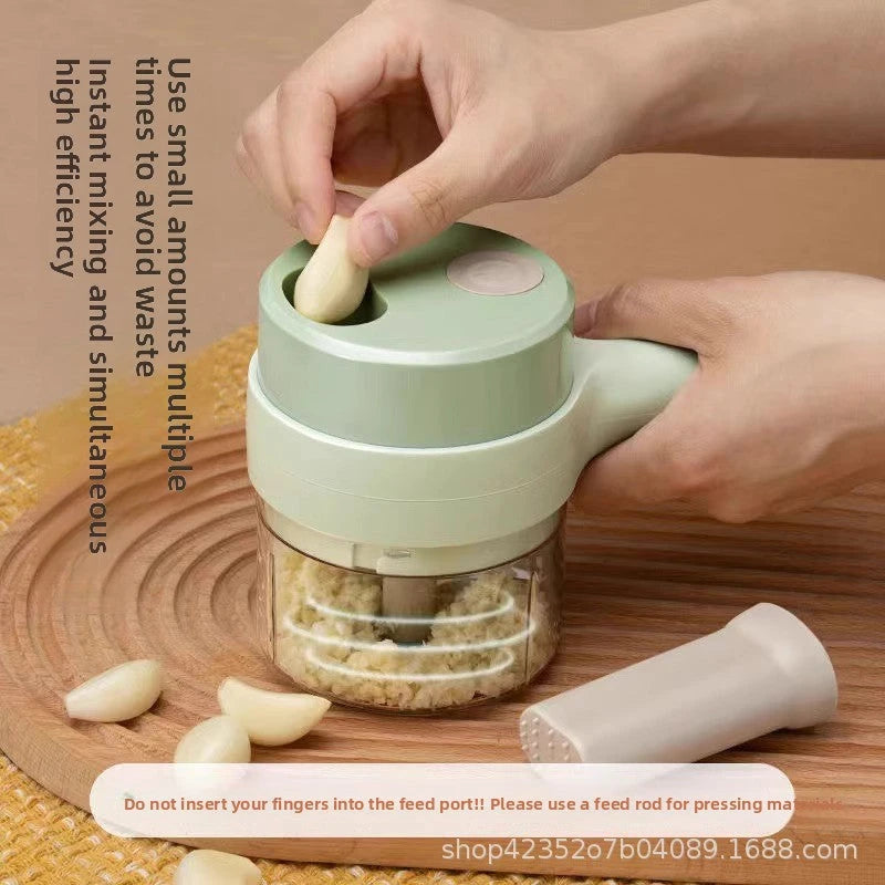 Electric Vegetable Chopper &amp; Garlic Grinder