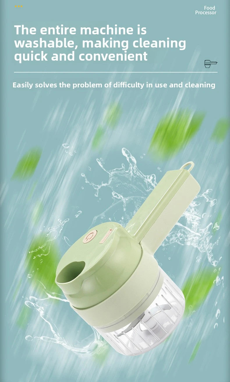 Electric Vegetable Chopper &amp; Garlic Grinder